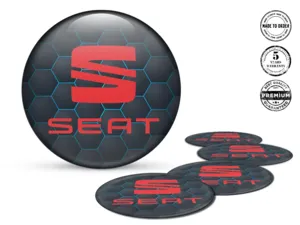 Seat Calcomanía de Rueda Diseño Cúpula Personalizada Racing